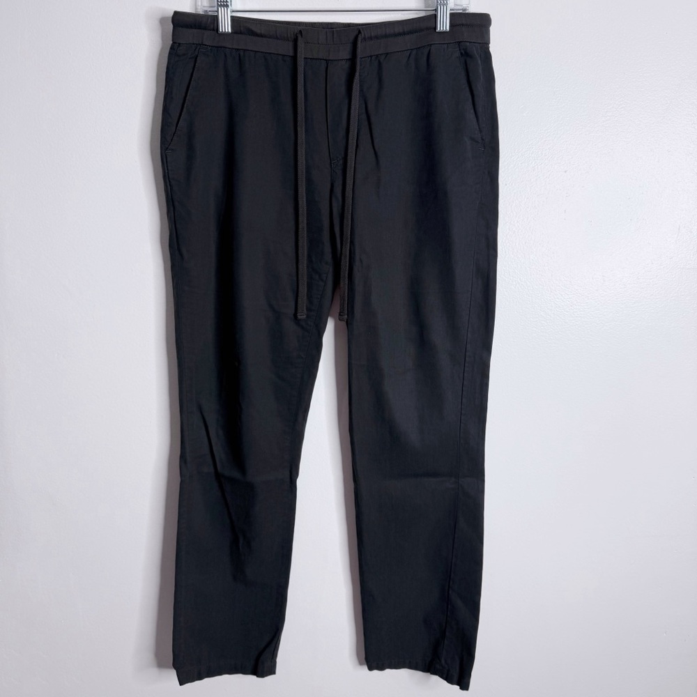 James Perse Women’s‎ Pull On Drawstring Pant Medium (2) Blue-Gray Casual Stretch